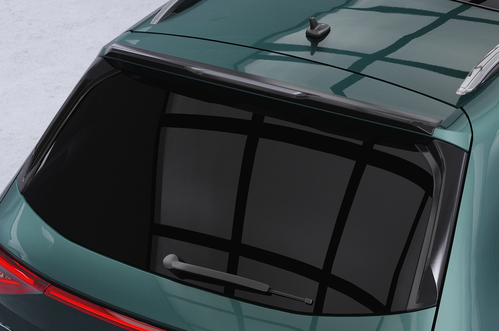 Achterspoiler Seat Tarraco glans zwart