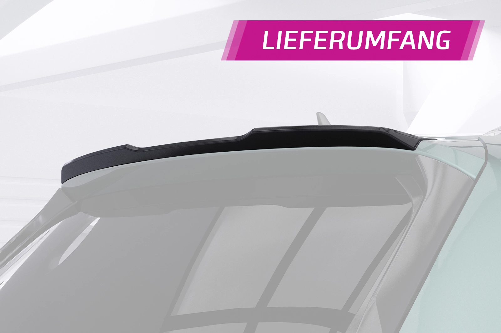 Achterspoiler Seat Tarraco glans zwart